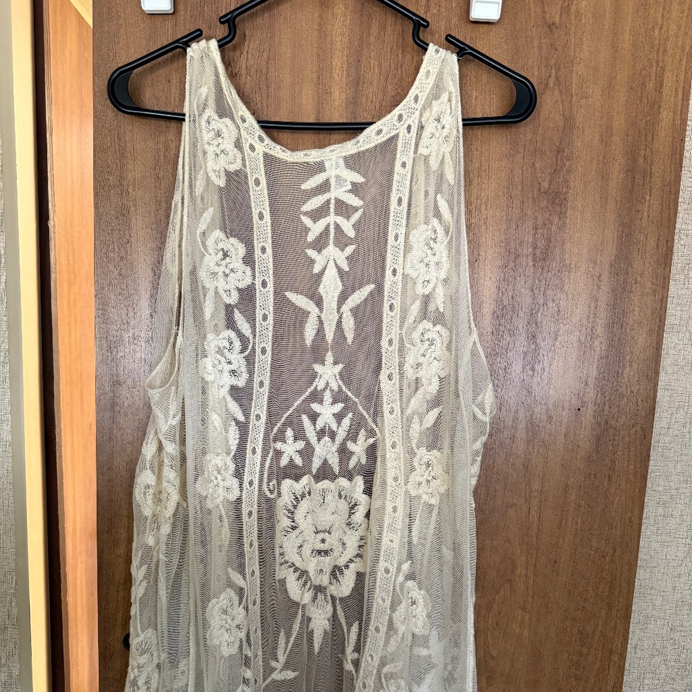Lace duster